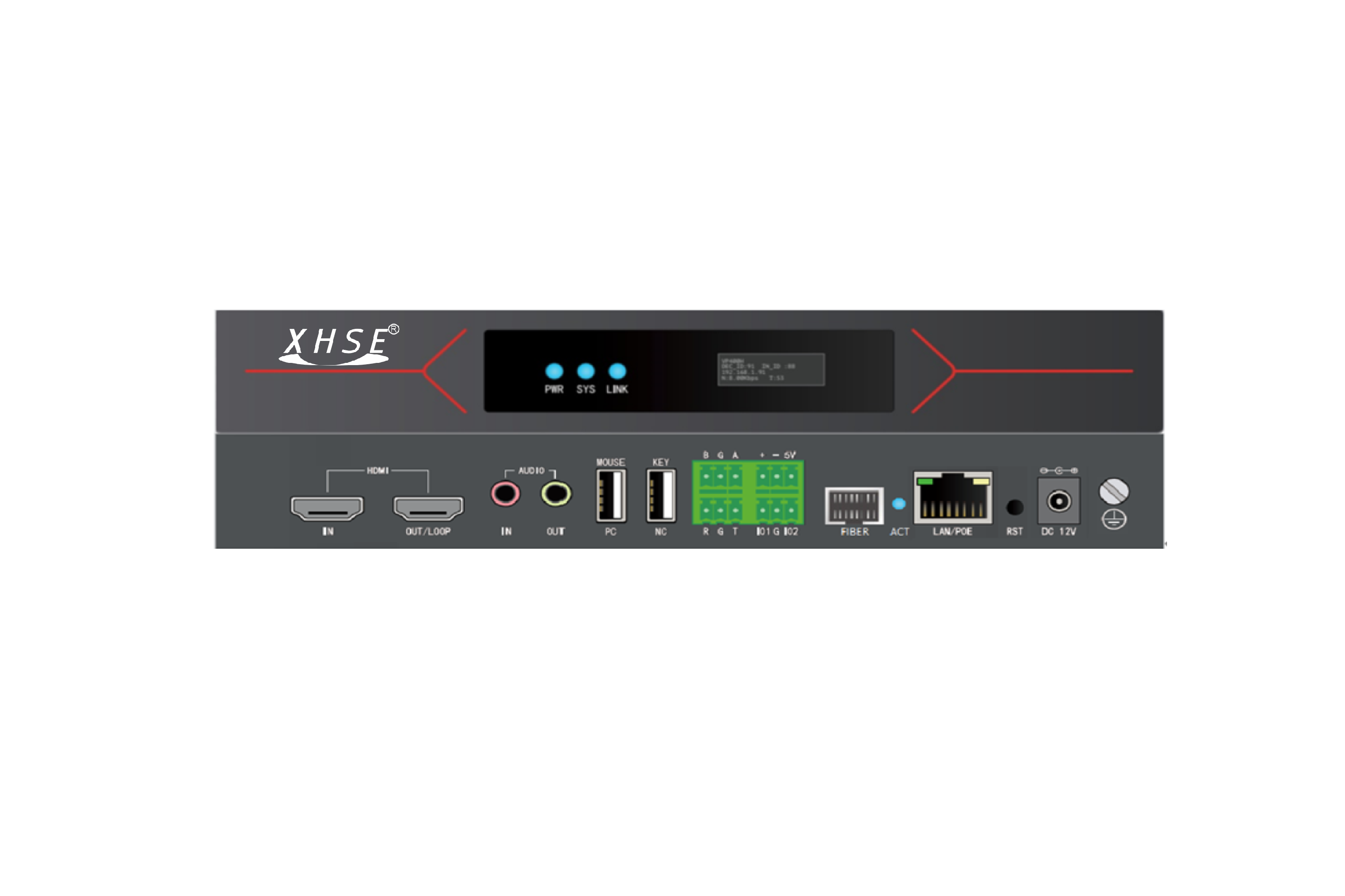 【VP433H-AG】4K一体化视频控制盒